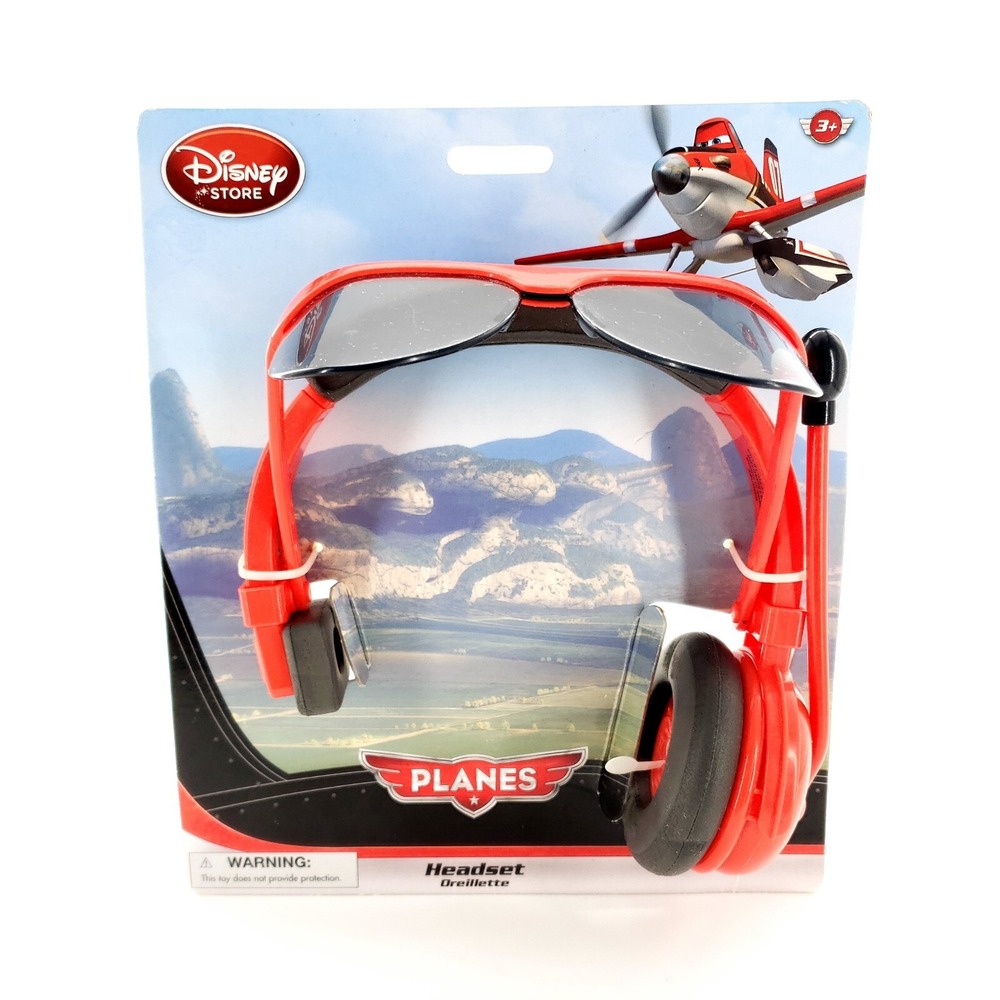 Disney Store Planes Headset Dusty Crophopper Scratched Lenses Brand New Sealed